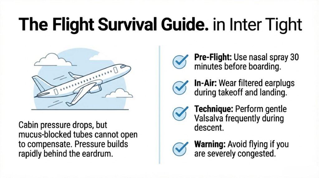 Flying With a Cold: Why Ears Feel Worse