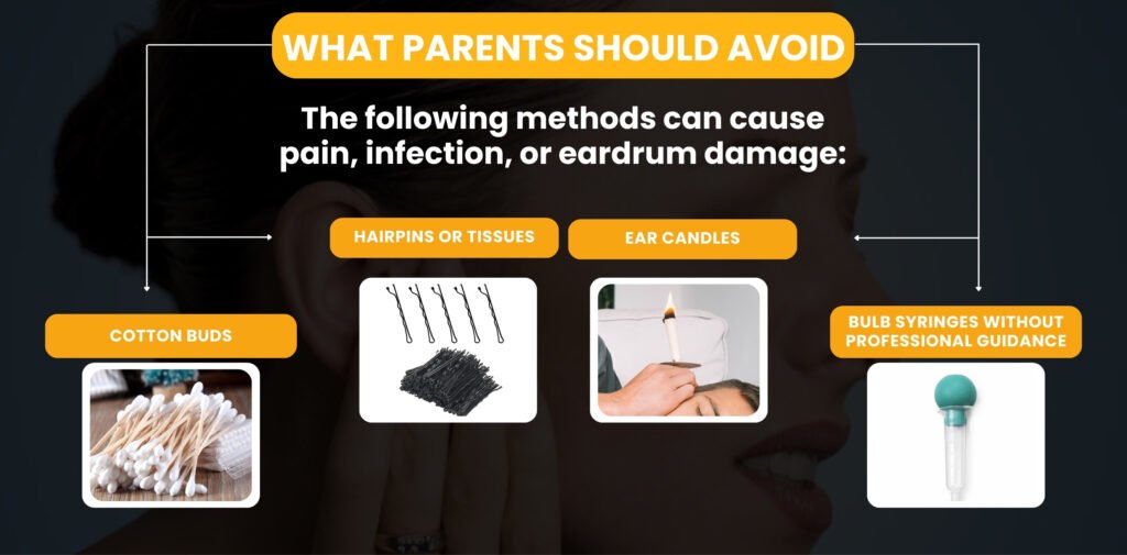 What Parents Should Avoid if Ear Wax Build-Up in Children