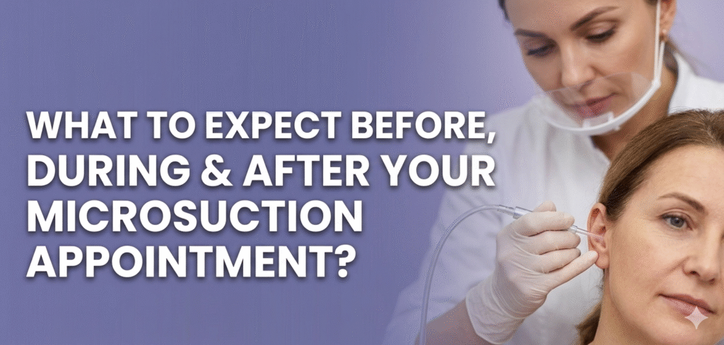 What to Expect Before, During & After Your Microsuction Appointment?