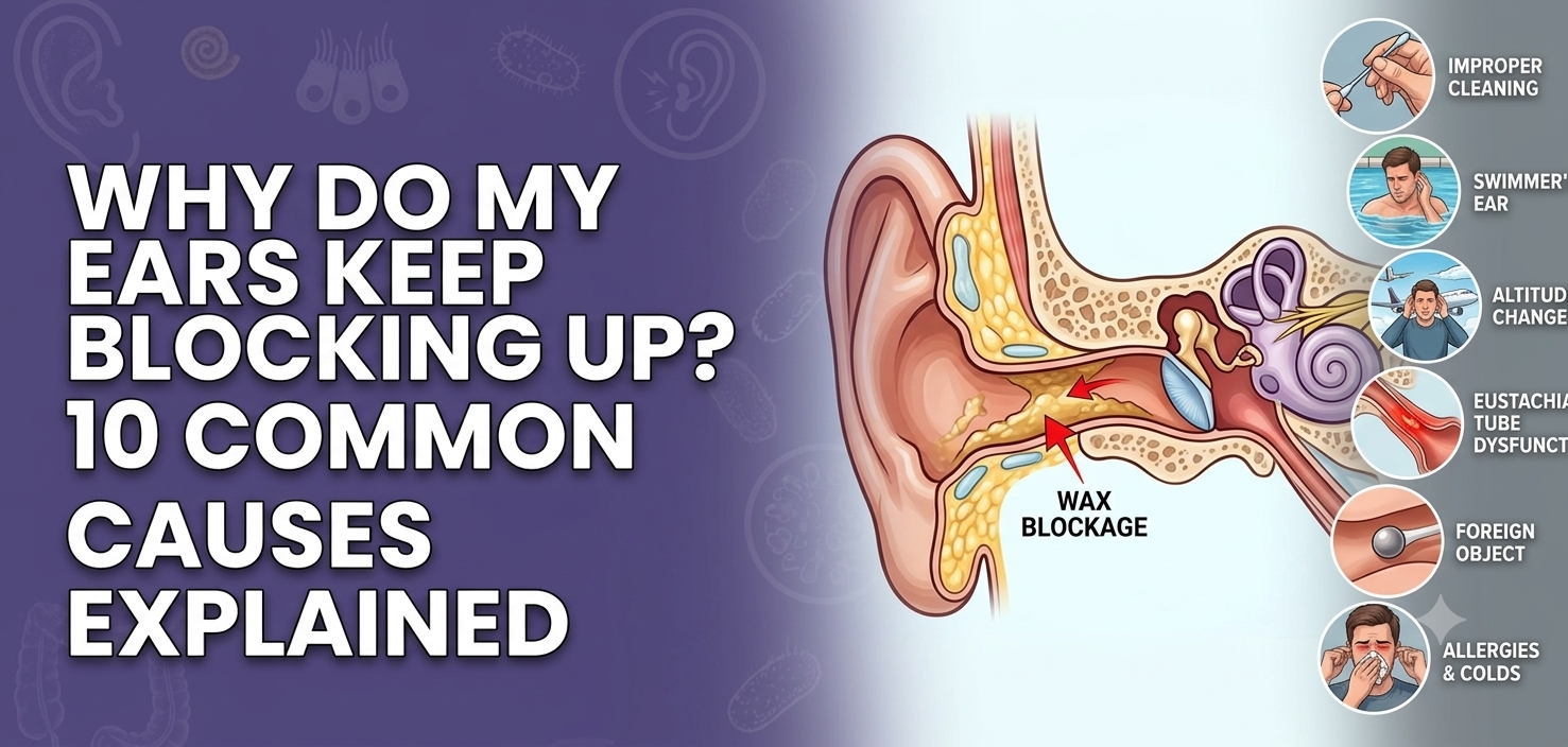 Ears Keep Blocking Up? 10 Common Causes Explained